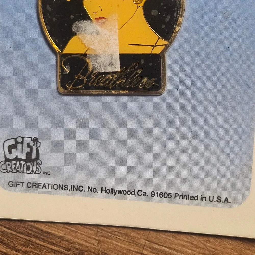 Vintage 1990 Madonna Breathless Mahoney Dick Tracy Keychain Gift Creations USA
